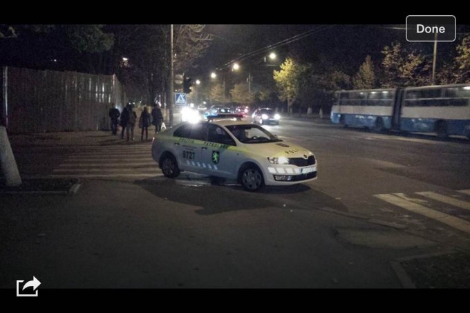 Mașina Guvernului și a Inspectoratului Național de Patrulare, parcate ilegal