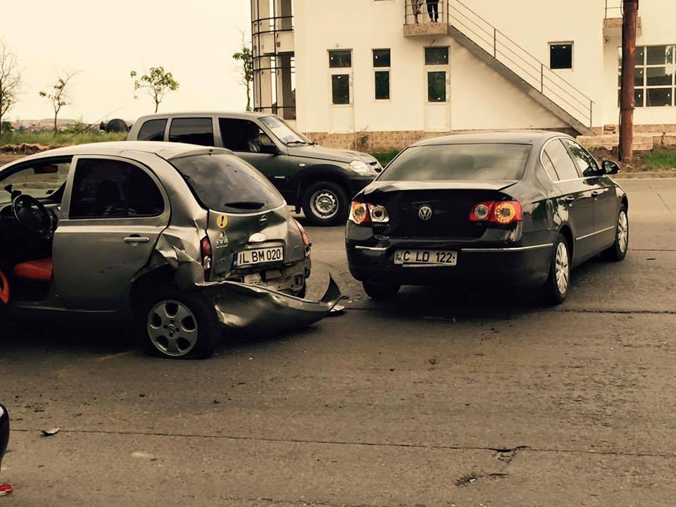 Accident cu implicarea a trei mașini pe traseul Chișinău - Ialoveni
