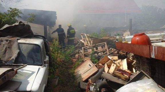 Incendiu în după-amiaza zilei, în centrul Capitalei