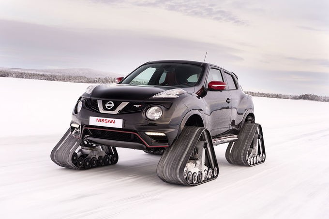 Nissan primește o versiune cu șenile pentru zăpadă
