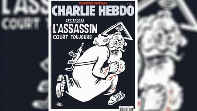 Карикатура Charlie Hebdo на «Бога-убийцу» возмутила религиозных деятелей Франции