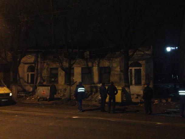 В Кишиневе ночью частично обрушилось здание