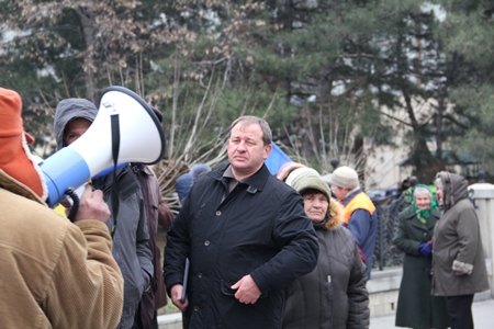 Сегодня в Кишинёве прошла акция протеста за отставку судей Конституционного суда