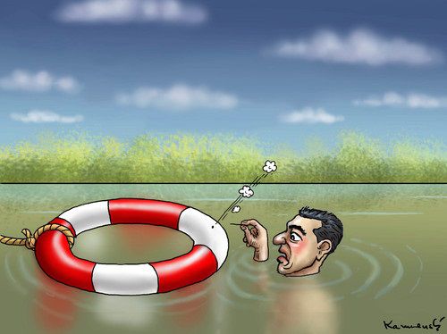 Кто не работает, тот ест. Карикатуры на референдум в Греции