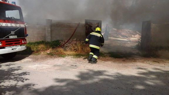Incendiu în după-amiaza zilei, în centrul Capitalei