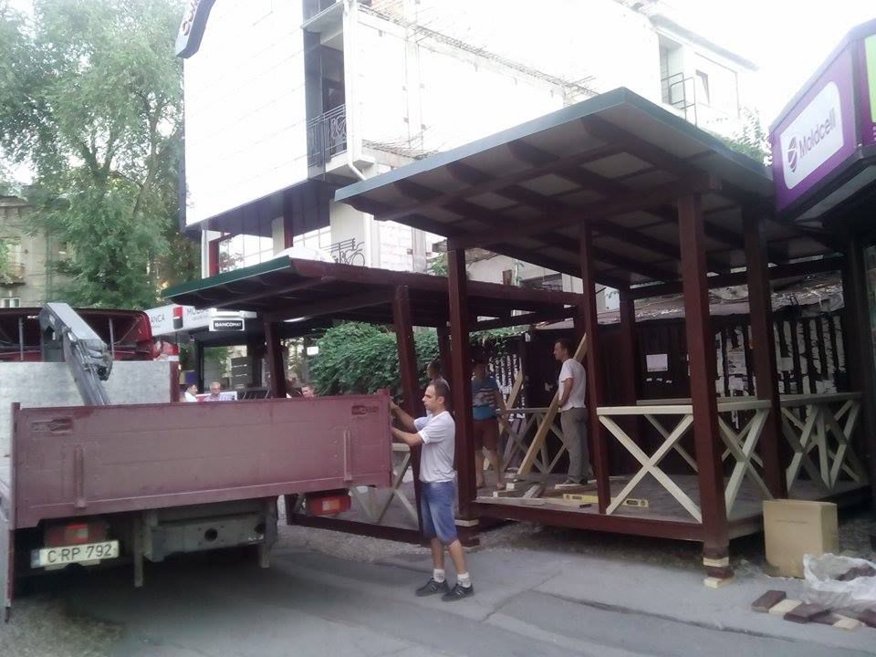 Terasa „minune” din centrul Capitalei își schimbă locația