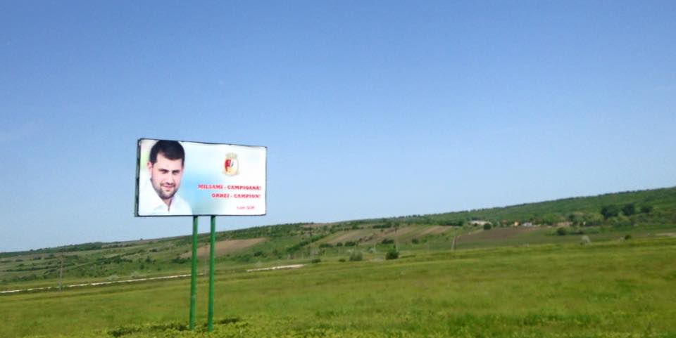 Au apărut primele panouri electorale cu Ilan Shor