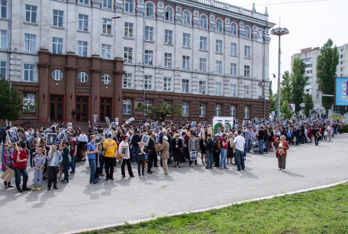 Свыше тысячи человек приняли участие в акции «Бессмертный полк» в Кишиневе