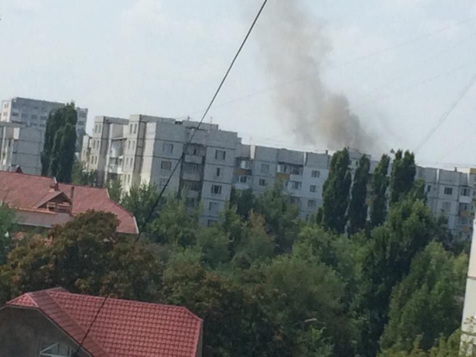 Incendiu în centrul capitalei: Mansardă cuprinsă de flăcări