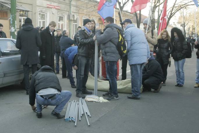 В Кишинёве проходит митинг против Вильнюсского саммита