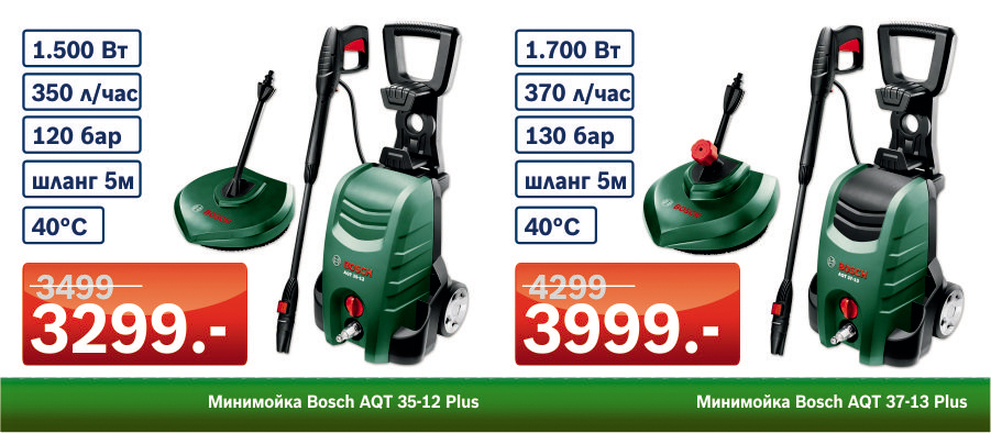 Минимойки Bosch нового поколения