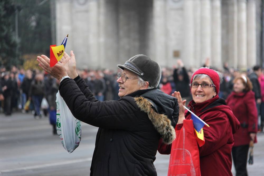 В Кишиневе прошел многотысячный митинг против властей