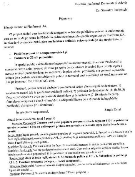 Societatea civilă se ia de „Garda Poporului” a Platformei DA