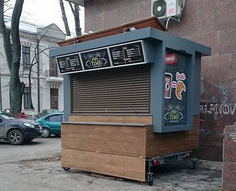 Очередной киоск «вырос» неподалеку от примэрии Кишинева