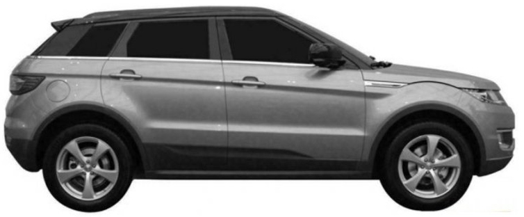 Китайская копия Range Rover Evoque будет впятеро дешевле оригинала