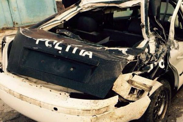 Глава инспектората полиции Комрата разбил служебное авто