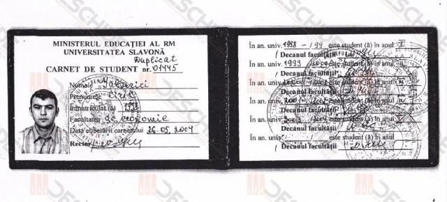 В Славянском университете премьера Габурича звали Ciril Gaburici