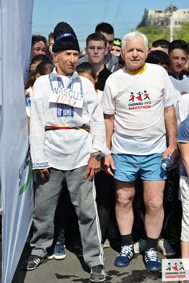 La 70 de ani au participat la Maratonul Internațional Chișinău 2015