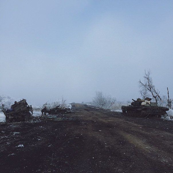 Батальон «Донбасс»: украинские военные отходят из Дебальцево