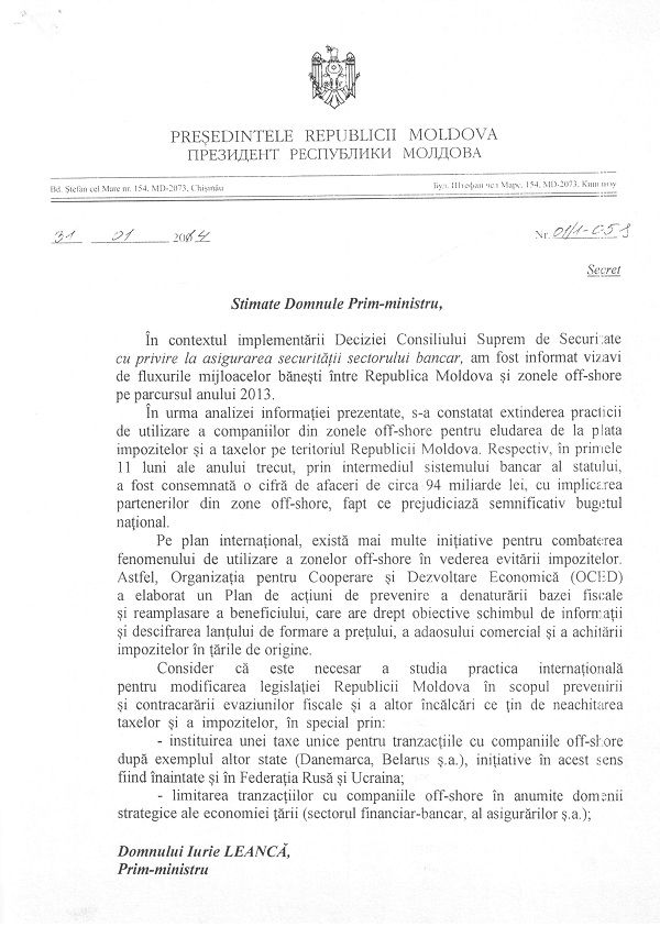 Timofti a desecretizat mai multe documente privind situația bancară și concesionarea Aeroportului