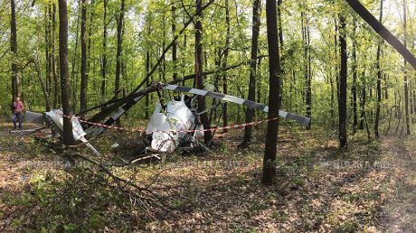 Un elicopter s-a prăbuşit la Ialoveni