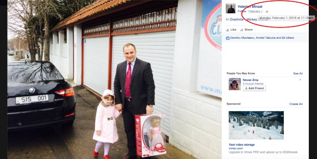 Valerian Mânzat circulă cu numere înmatriculare falsificate?