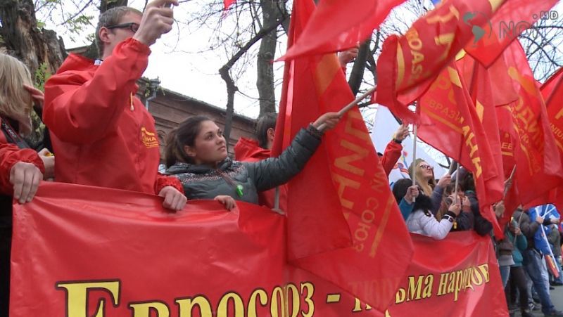 У миссии Евросоюза в Кишинёве прошел митинг