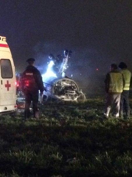 Опубликованы фото с места авиакатастрофы во Внуково