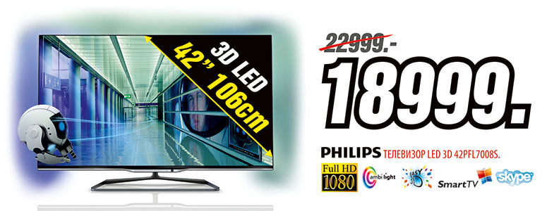 Эксклюзивно в Bomba: 4K UltraHD телевизор от Philips. Ультратонкий, ультрачеткий, экологичный