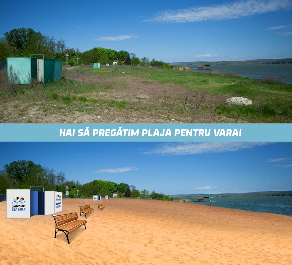 27 iunie – a 3-a etapă de salubrizare a plajei Ghidighici. Înregistrați-vă!