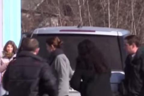 Марина Порошенко из электрички пересела на Range Rover