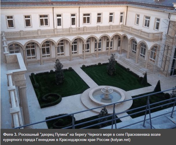 Palatul de lux al lui Putin de pe malul Mării Negre