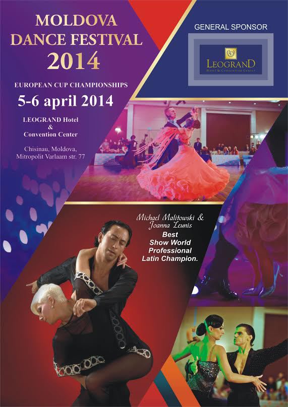 В Кишиневе состоится фестиваль по бальным танцам Moldova Dance Festival 2014