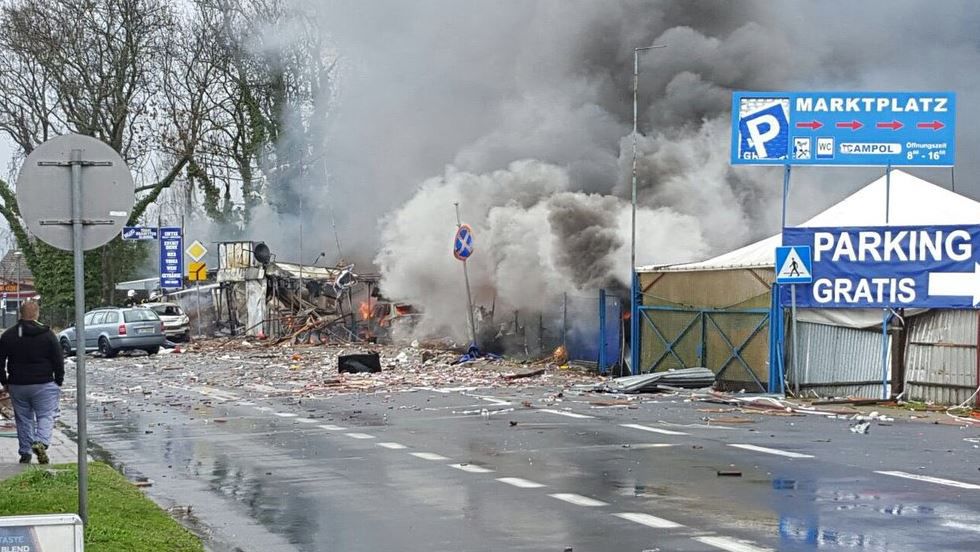 Взрыв прогремел на границе Германии и Польши