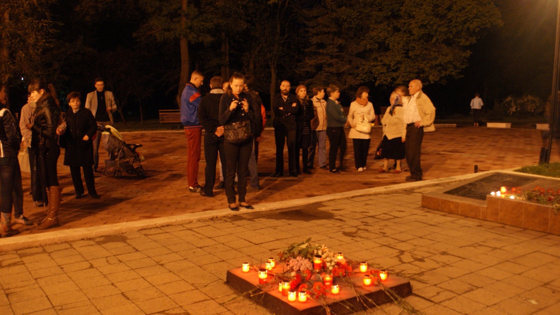 В Кагуле прошла акция памяти по погибшим на Украине