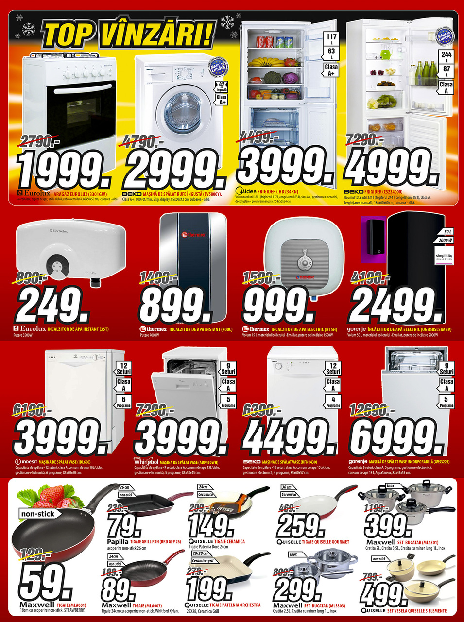 Bomba: Vânzare totală! Lichidarea stocurilor -70%!