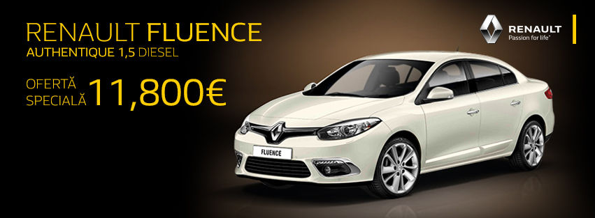 Renault Fluence dCi! Ce poate fi mai avantajos?