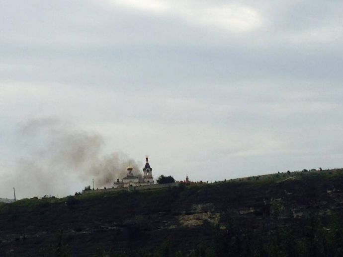 Incendiu la mănăstirea Butuceni, de la Orheiul Vechi