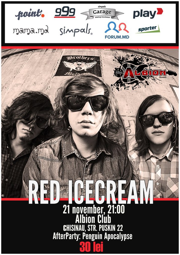 icecream, red