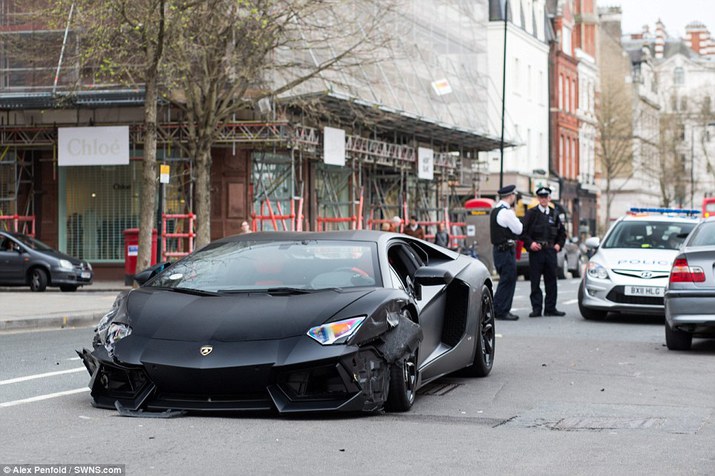 lamborghini aventador, londra