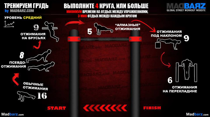 Воркаут для начинающих в домашних условиях 97