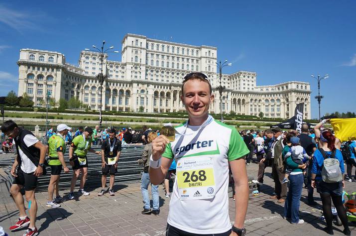 Тренер Sporter.md выиграл 10-километровый забег в Бухаресте