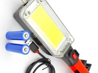 Лампа переносная светодиодная на аккумуляторе LED 20W foto 1