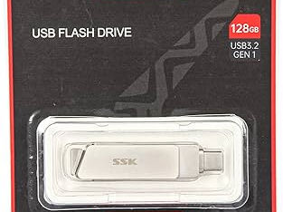 128GB SSK USB-A / USB-C - всего 399 леев! foto 2