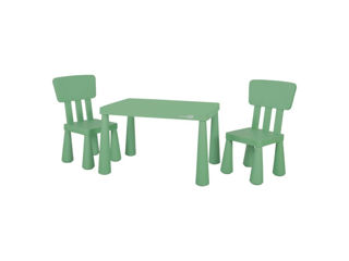 FreeOn Janus Набор Стол и 2 стульчика, зеленый
