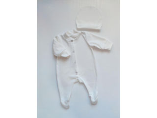 Slip + Caciulita  Pampy (1-3 Luni) Ivory