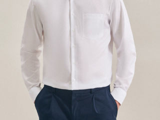 Новая белая рубашка Seidensticker