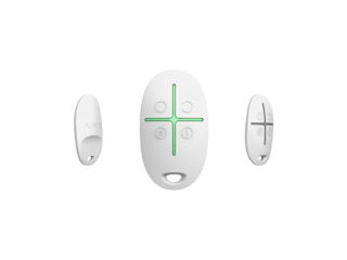 Ajax Wireless Security Alarm Button "Spacecontrol", White, Security Modes, Key Fob foto 1