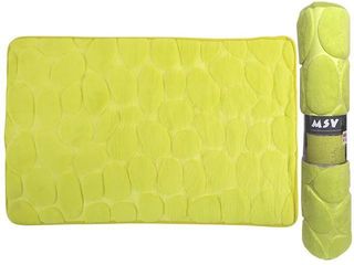 Коврик Для Ванной Комнаты 50X80Cm Msv Зелeный, Микрофибра