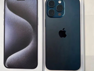 Меняю/schimb Iphone 15 Pro Max, 256 GB, titan blue, original, european foto 2